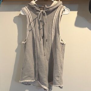Free People movement fleece spirit roper in heather grey